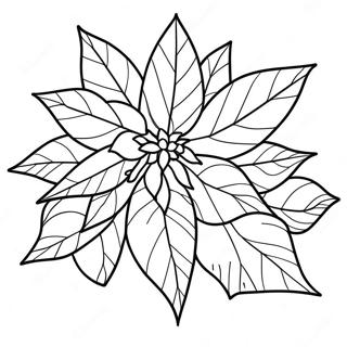 Christmas Poinsettia Coloring Page 64920-53662