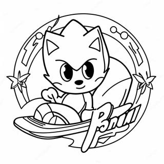 Team Sonic Racing Logo Coloring Page 64930-53675