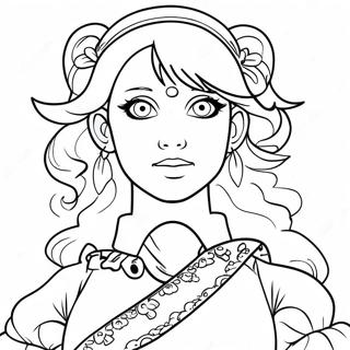 Mina Ashido Coloring Page 64940-53678