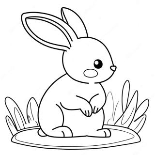 Rabbit Coloring Page 64960-53696