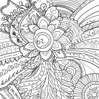 Ojibwe Traditional Patterns Coloring Page 64980-53710