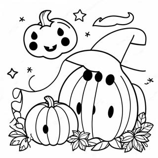 Easy Halloween Coloring Pages