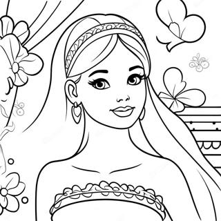 Barbie Princess Coloring Pages