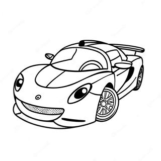 Lotus Car Coloring Page 65040-53758