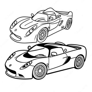 Lotus Car Coloring Page 65040-53759