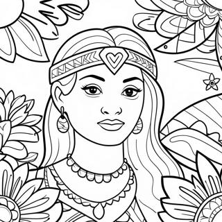 Polynesian Coloring Page 65050-53766