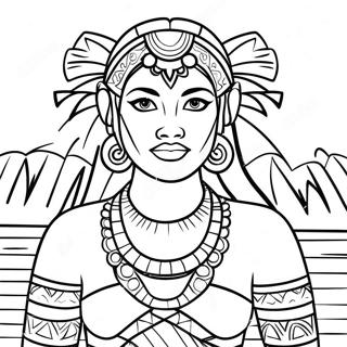 Polynesian Coloring Page 65050-53767