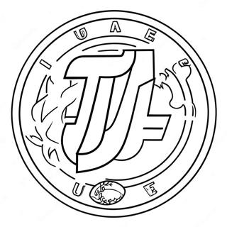 Utah Utes Logo Coloring Page 65060-53780