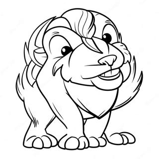 Utah Utes Mascot Coloring Page 65061-53784