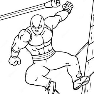 American Ninja Warrior Coloring Page 65080-53792