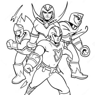 Spirit Rangers Coloring Page 65100-53807