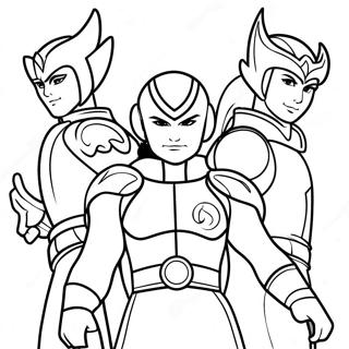 Spirit Rangers Coloring Page 65100-53808