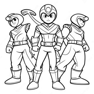 Spirit Rangers Team Adventure Coloring Page 65101-53815