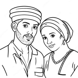 Omar And Hana Coloring Page 65130-53831