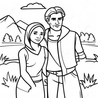 Omar And Hana Adventure Coloring Page 65131-53833