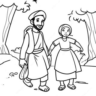 Omar And Hana Adventure Coloring Page 65131-53835