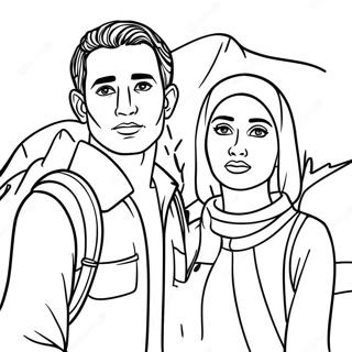 Omar And Hana Adventure Coloring Page 65131-53836