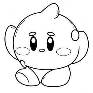 Ice Kirby Coloring Page 65140-53840