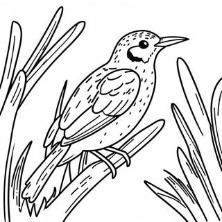 Western Meadowlark Coloring Page 65180-53856