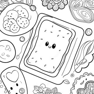 Pop Tart Coloring Page 65200-53886