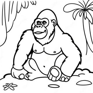 Goodnight Gorilla Coloring Page 65210-53884