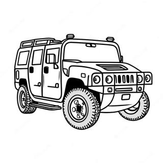 Hummer Coloring Page 65230-53911