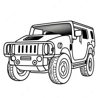 Hummer Coloring Page 65230-53912