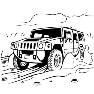 Hummer Coloring Pages