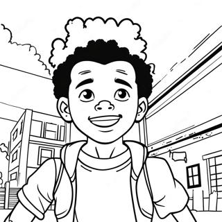 Boondocks Coloring Page 6524-5306