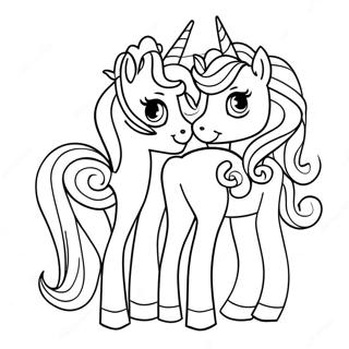 Sisters Series 3 Unicorn Lol Coloring Page 65250-53938