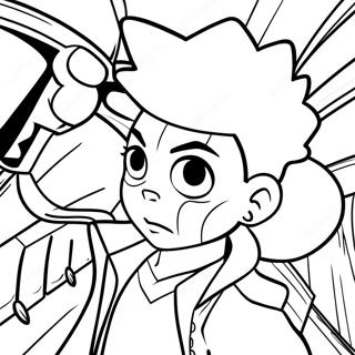 Huey Freeman Boondocks Coloring Page 6525-5309