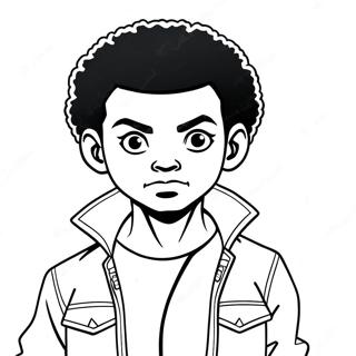 Huey Freeman Boondocks Coloring Page 6525-5311