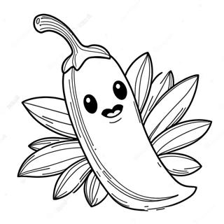 Chili Pepper Coloring Page 65340-53996