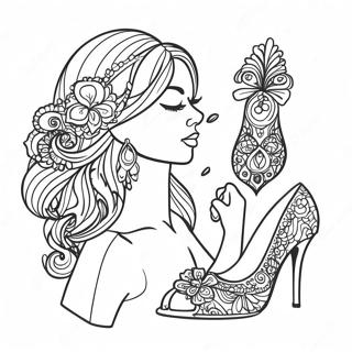 Fashionable Chic Coloring Page 6534-5314