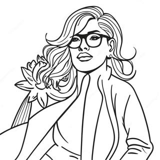 Fashionable Chic Coloring Page 6534-5315