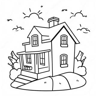 Home Sweet Home Coloring Page 65350-54010