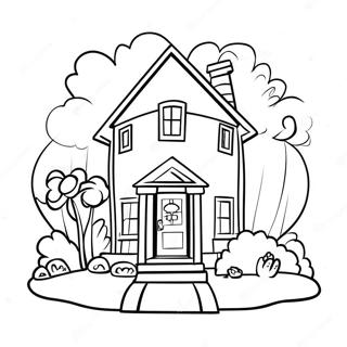 Home Sweet Home Coloring Page 65350-54011