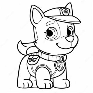 Tracker Paw Patrol Coloring Pages