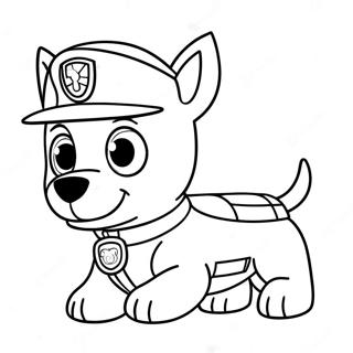 Tracker Paw Patrol Coloring Page 65370-54020