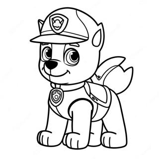 Adventurous Tracker Paw Patrol Coloring Page 65371-54037