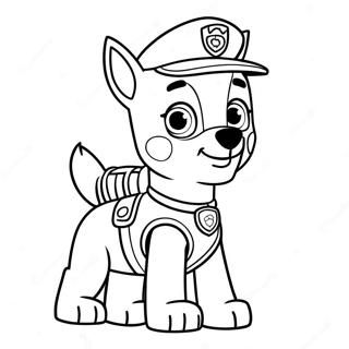 Adventurous Tracker Paw Patrol Coloring Page 65371-54038