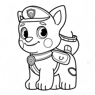 Adventurous Tracker Paw Patrol Coloring Page 65371-54039