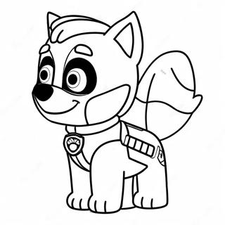 Adventurous Tracker Paw Patrol Coloring Page 65371-54040