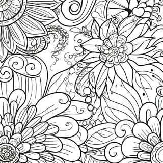 Velvet And Veneer Patterns Coloring Page 6544-5323