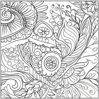 Velvet And Veneer Patterns Coloring Page 6544-5324