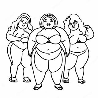 Body Positivity Coloring Page 65460-54091