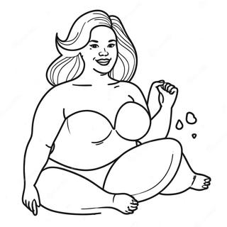 Body Positivity Coloring Page 65460-54092