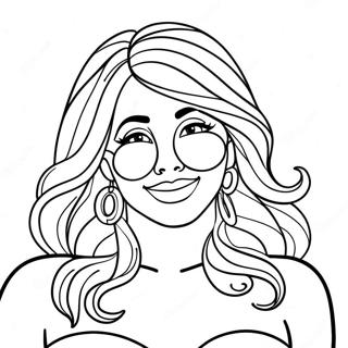 Empowering Body Positivity Coloring Page 65461-54103