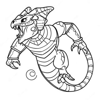 Scorpius Rex Coloring Pages