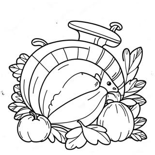 Thanksgiving Themed Math Challenge Coloring Page 65481-54109